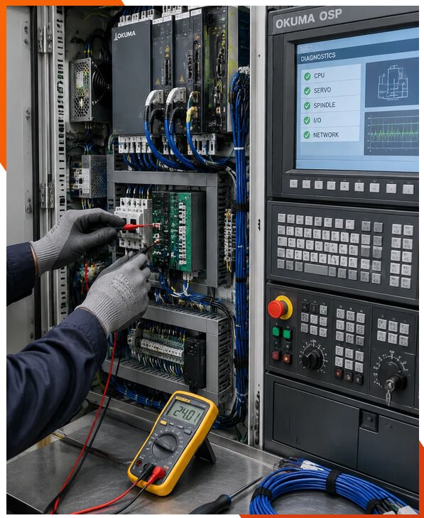 Ремонт систем ЧПУ Okuma OSP в Кстове