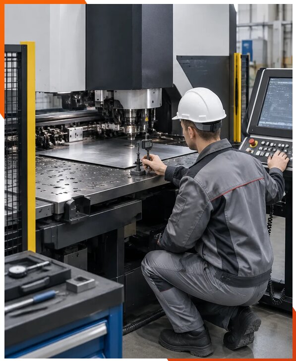 Монтаж и пусконаладка координатно-пробивных прессов в Кстове